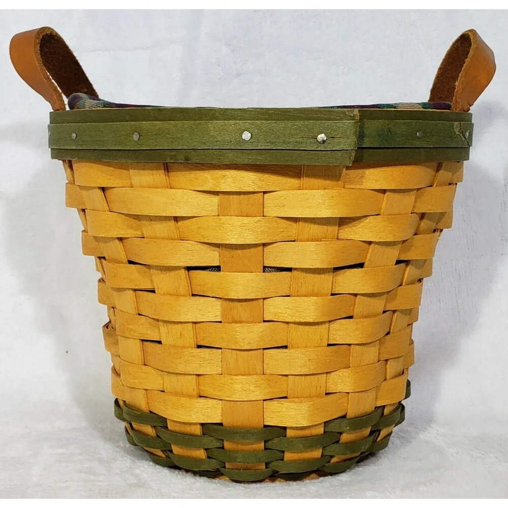 *Signed* Longaberger Golf Club Basket 2000 W/Leather Handles, COA, +Much More